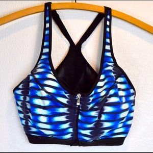 38C VSX Sport Front Zip Tie Dye Sports Bra